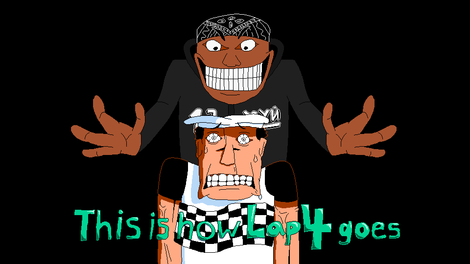 This is how Lap 4 goes